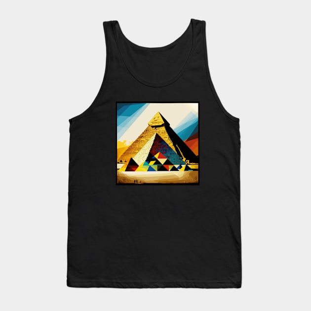 Evolving Pop Art Pyramid Tank Top by Star Scrunch